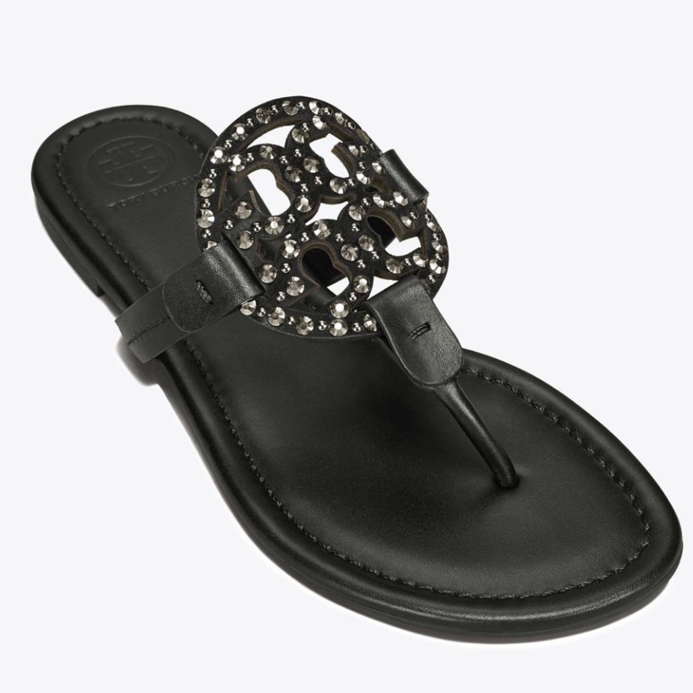 Tory Burch Embellished Miller Sandal size 7
